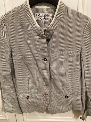 Striped firetrap linen - striped, blazer